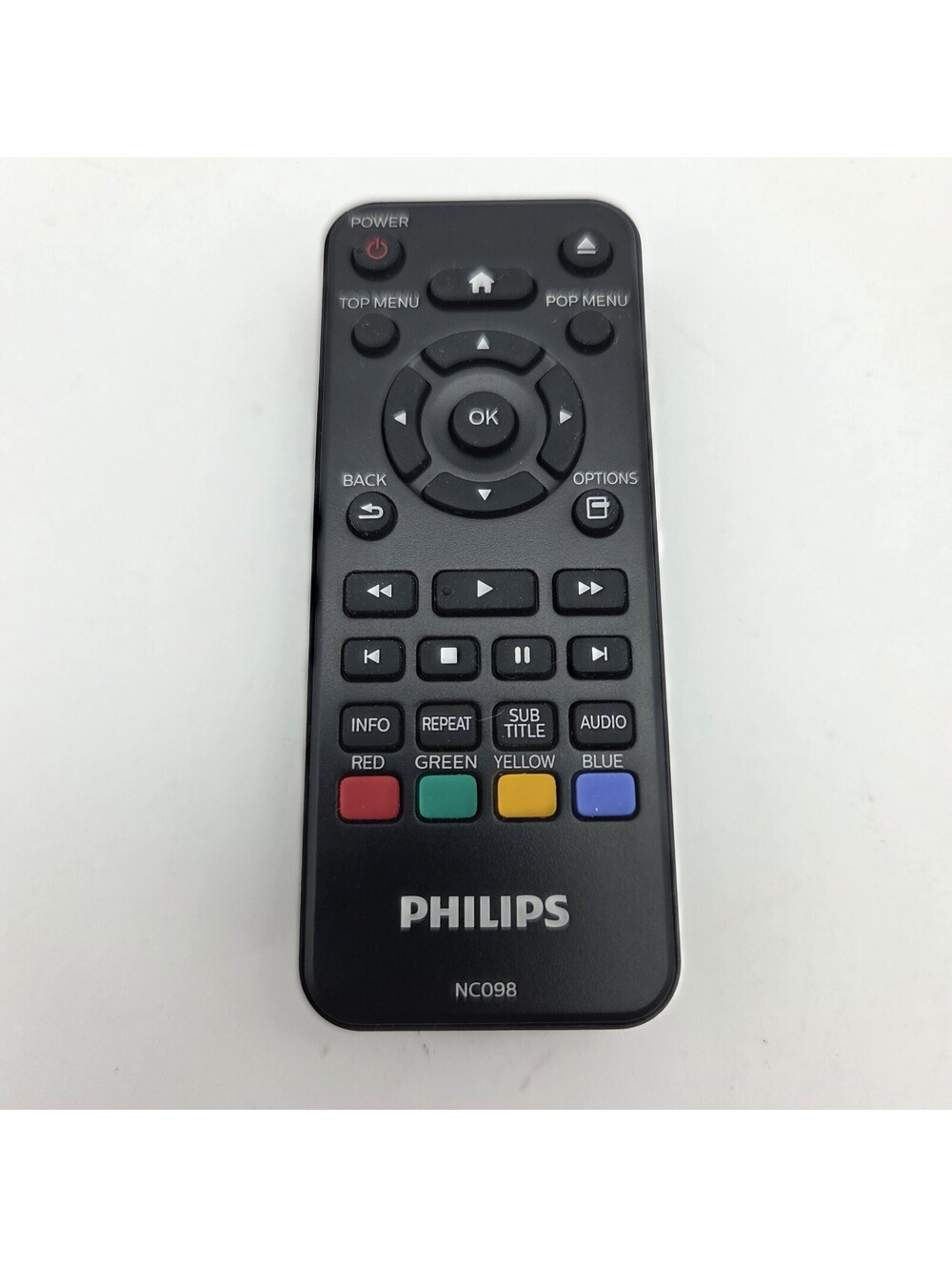 Genuine Philips NC098 Remote Control OEM For BDP1502 Blu-Ray Player - Tested
